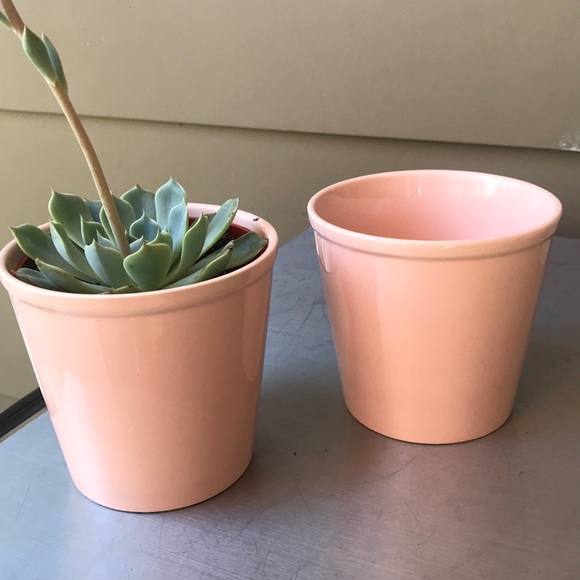 Other - Set of 2 Pink Planters